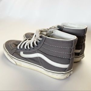 grey vans high tops